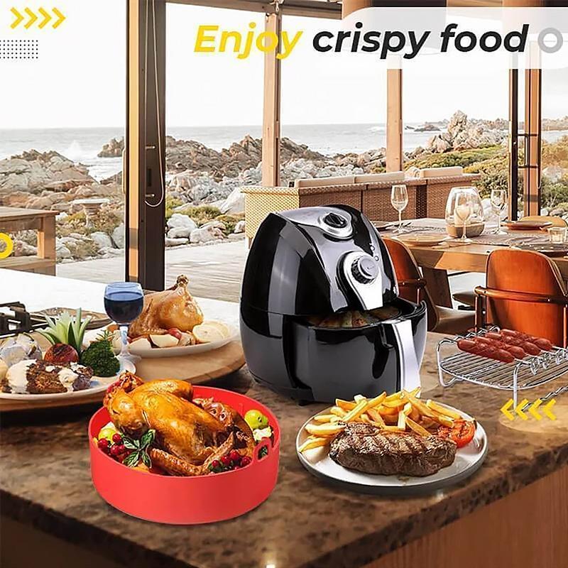 Hot Air Fryer Tray Easy to Clean Non-Stick Bakeware
