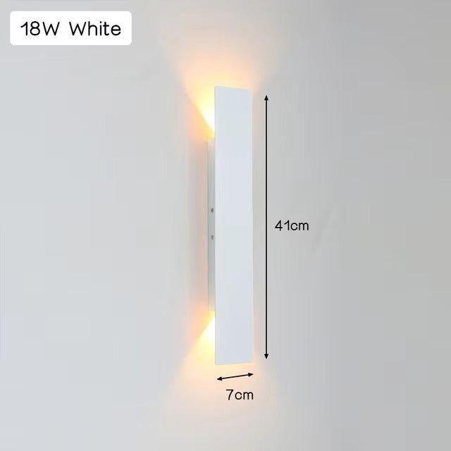 Light - Modern weatherproof LED wall lamp made of aluminum for outdoor use