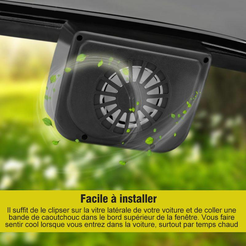 Solar fan for car