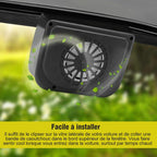 Solar fan for car