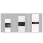 LumaZen Solar LED Wall Lamp | Weatherproof | Solar Powered Outdoor Lighting | Garden & Patio Decor