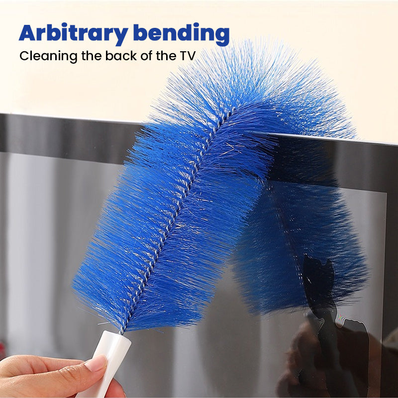 Double-Sided Fan Cleaning Brush with High-Density Bristles