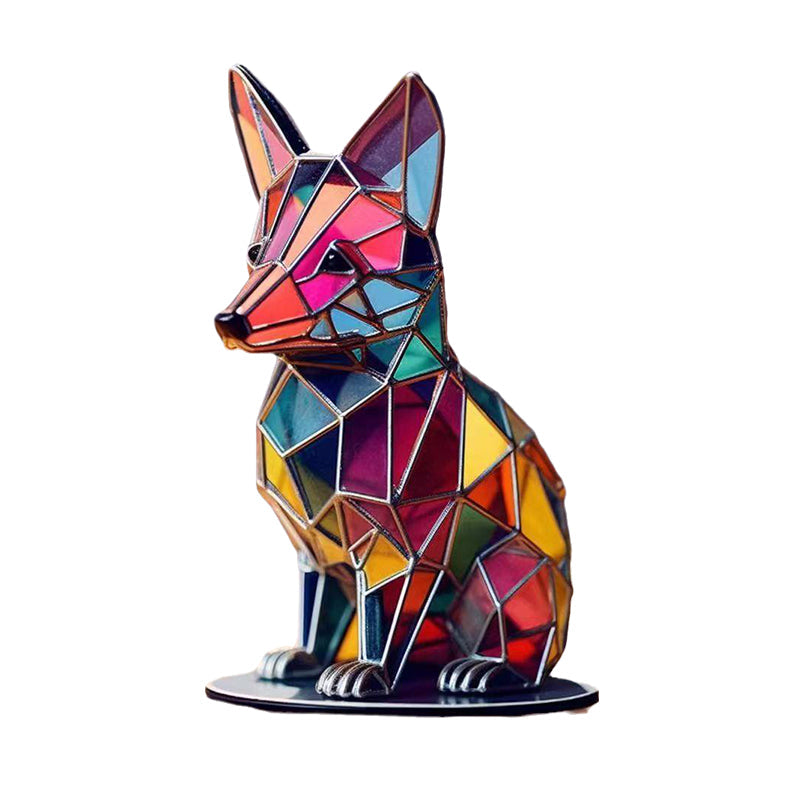 Wildlife Art with Base Wild Animal Desktop Decorations