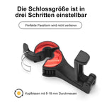 Hook for car seats with phone holder