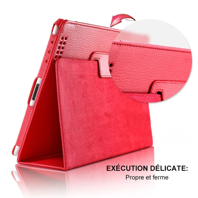 Tablet case with sleep/wake function