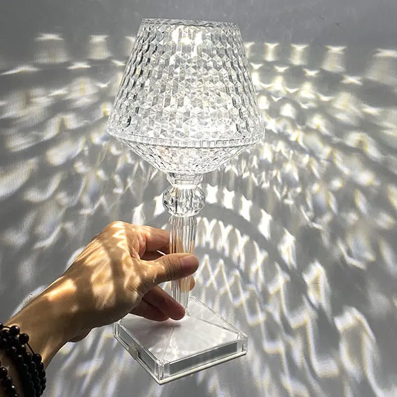 Crystal table lamp