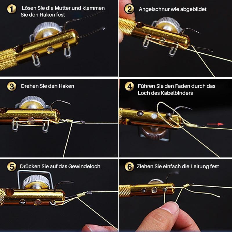 Quick Fishing Knot Tying Tool