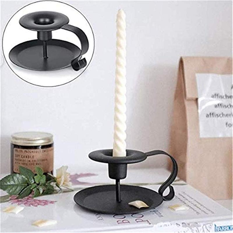 Wrought Iron Candle Holder