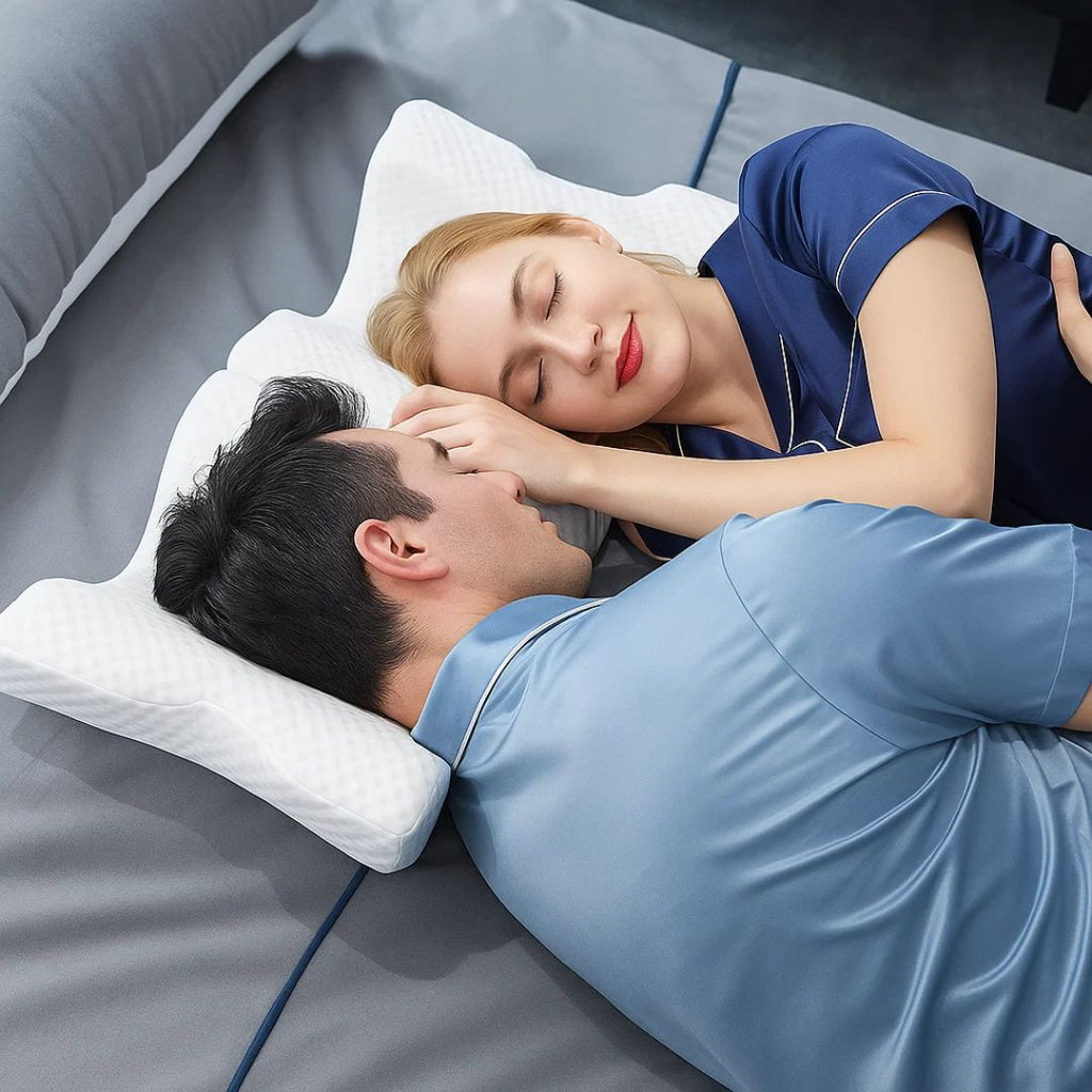 Spine Relief & Posture Alignment – Contour Memory Foam – Pain-Free Deep Sleep Support