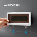 Waterproof phone holder for the bathroom