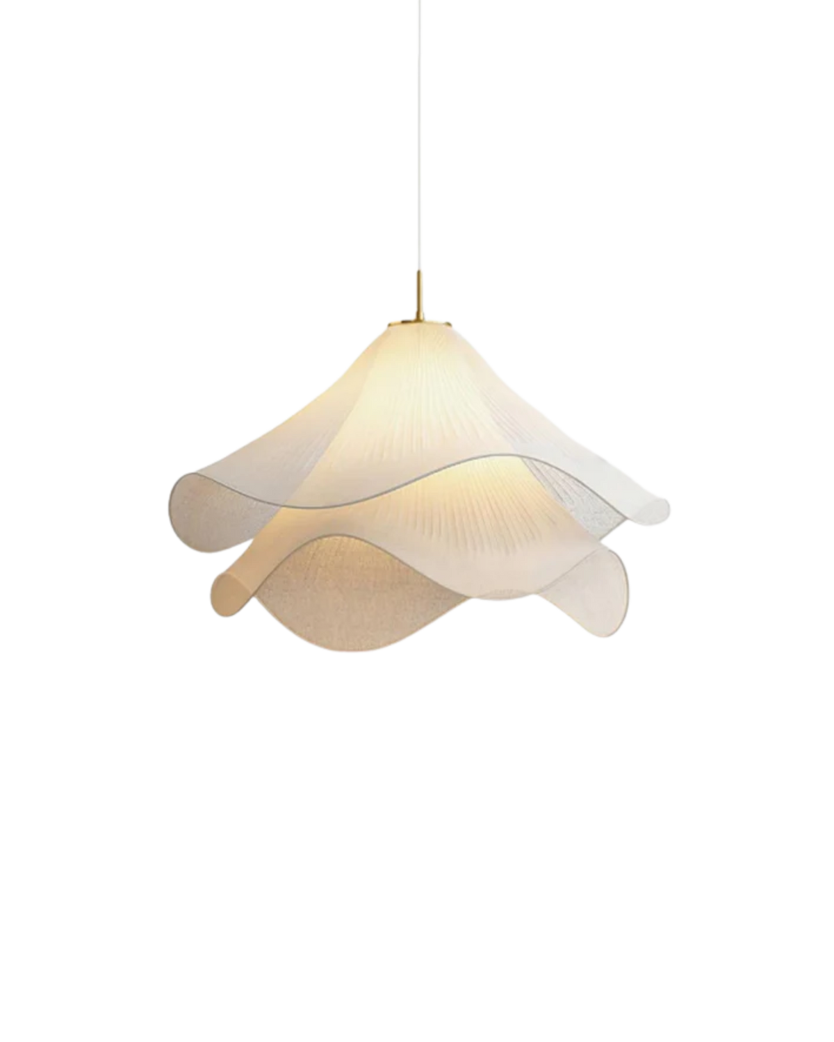 Ceiling Lamp with Floral Pattern and Elegant Finish