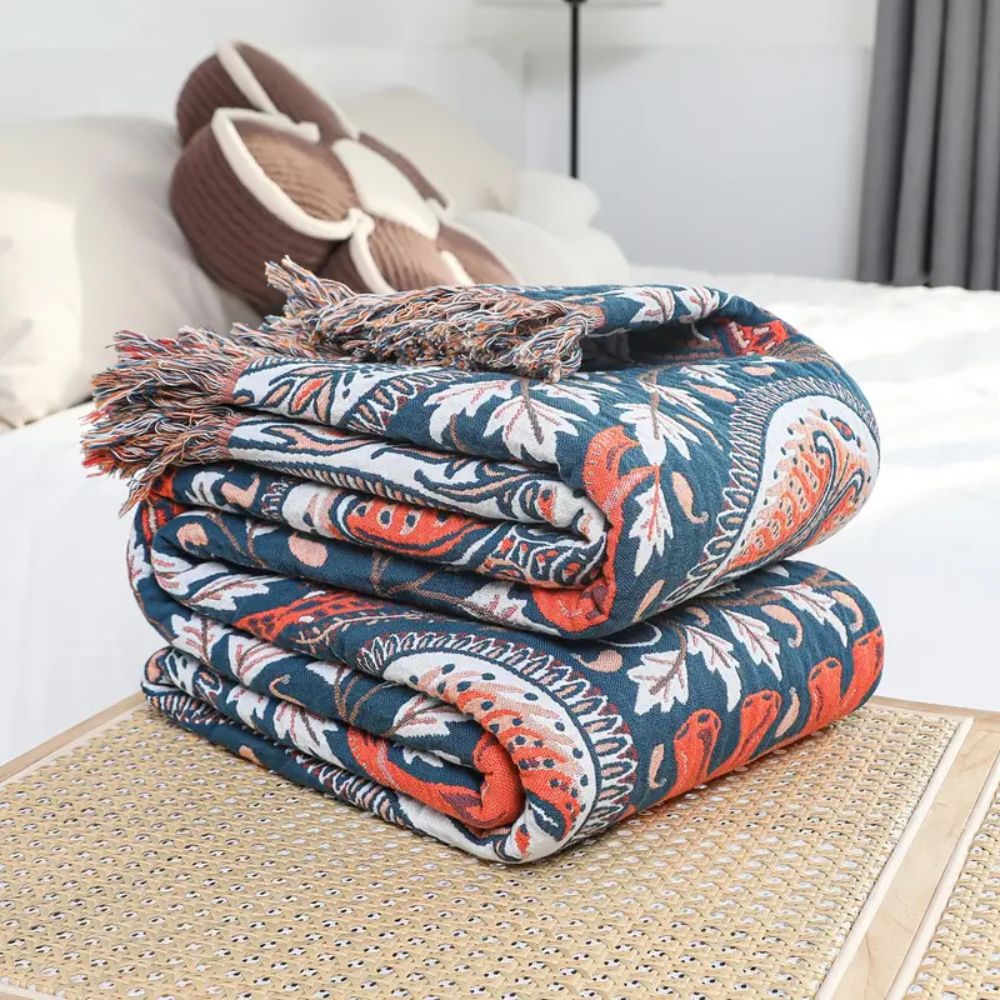 Soft Wander Tusk Cotton Blanket