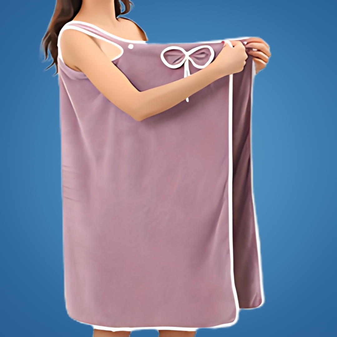Highly Absorbent Fleece – Snap Button Fit – Soft Lightweight Comfort for Shower Gym & Travel
