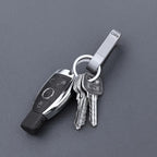 Titanium Alloy Men's Belt Buckle Keychain - Durable, Stylish, Non-Fading Lock