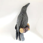 Noctura Realistic Decorative Raven – Atmospheric Decoration for Home & Garden