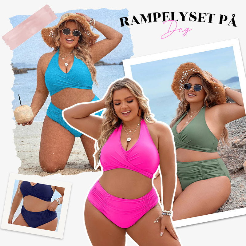 Bikini set with tummy control and high waist style