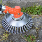 Garden weed brush lawn mower