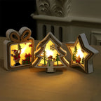 FestiveWood - Lightweight wooden Christmas ornaments for tree decoration