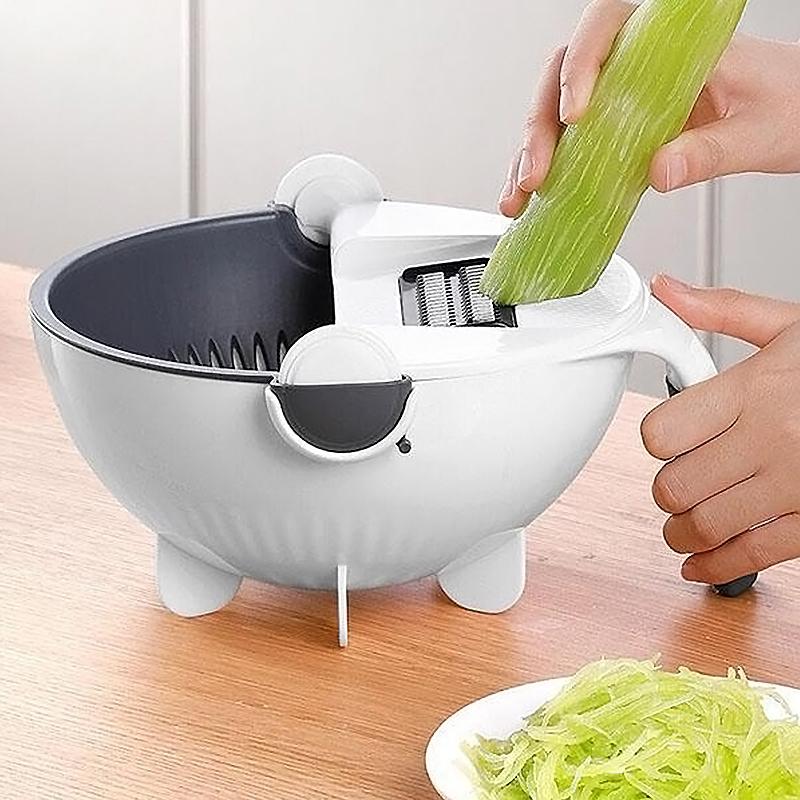 Practical Rotating Vegetable Cutter