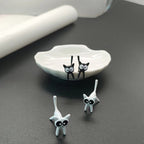 Cute kitten earrings