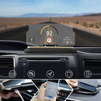 HUD navigation projector with wireless charging function