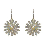 Vintage Flower Pendant Earrings