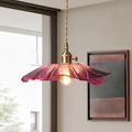Retro Lotus Glass Pendant Lamp