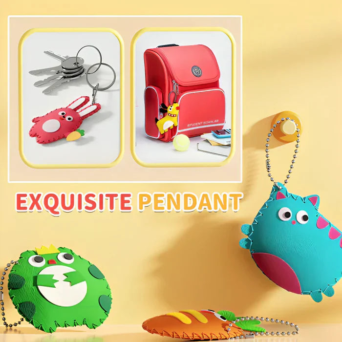 Beautiful sewing kit for children to make themselves
