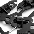 Portable multifunctional EDC keychain