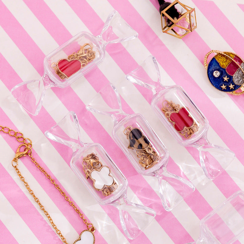 Transparent Candy Shape Jewelry Box (10 pieces)