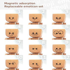 Wooden puppet ornaments with changing expressions
