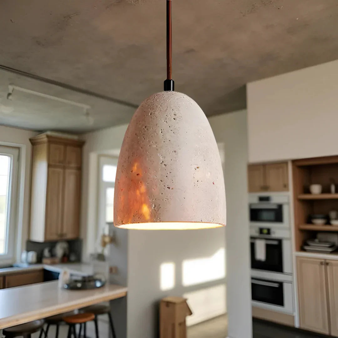 Retro Travertine Pendant Lamp