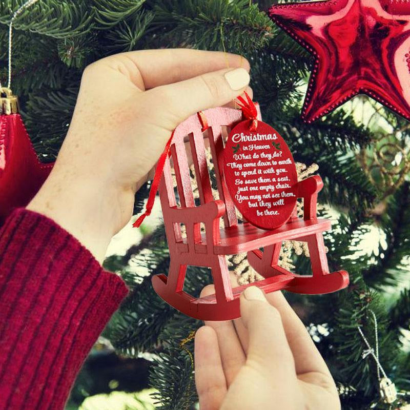 Christmas in Heaven Rocking Chair Ornaments
