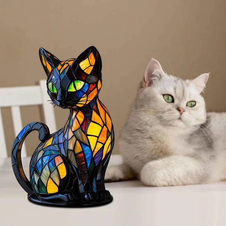 Lumikat Handmade Glowing Cat Lamp – Ambient Lighting and Gift