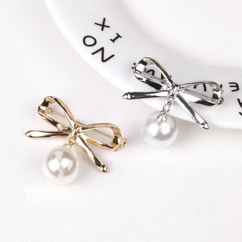 Nail-free pearl scarf ring waist buckle