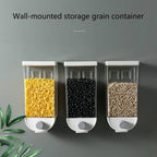 Wall-mounted kitchen storage for cereals