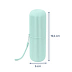 Mouthwash Cup Included – Compact Dust‑proof Design – Hygienic Oral Care for Travel & Holidays