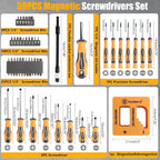 Magnetic Screwdrivers Set with Case (43 PCS)