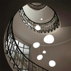 Elegant Glass Pebble Pendant Light