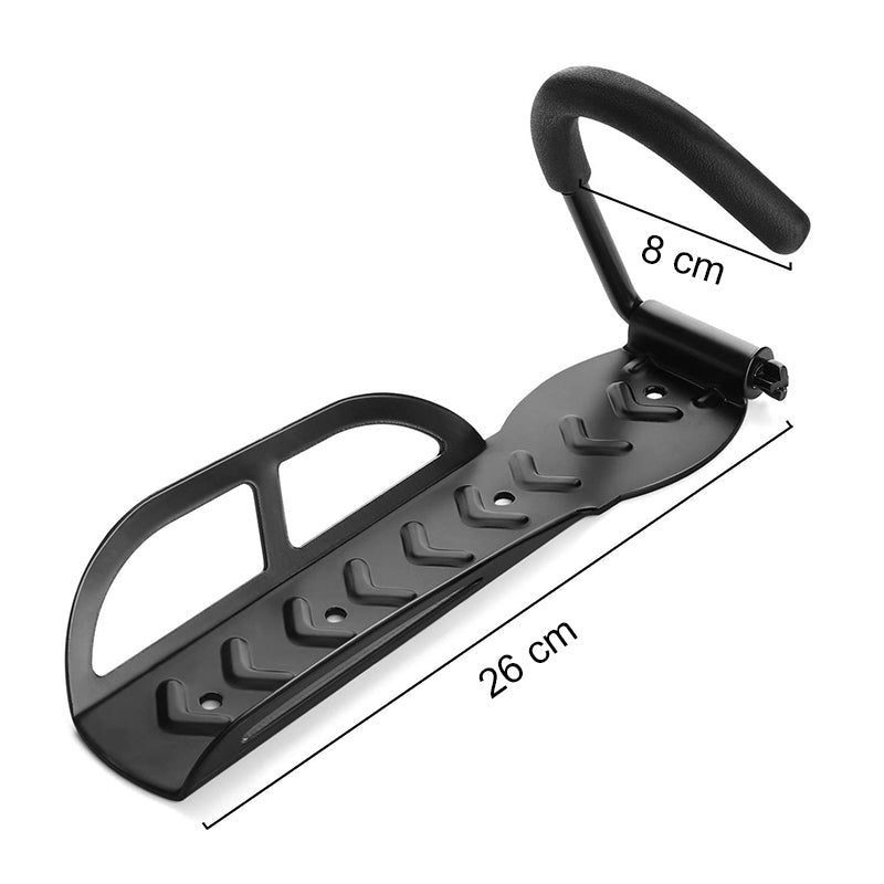 Support for bike carrier adjustable wall mounting