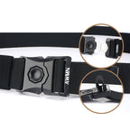 Tactical belt with automatic buckle