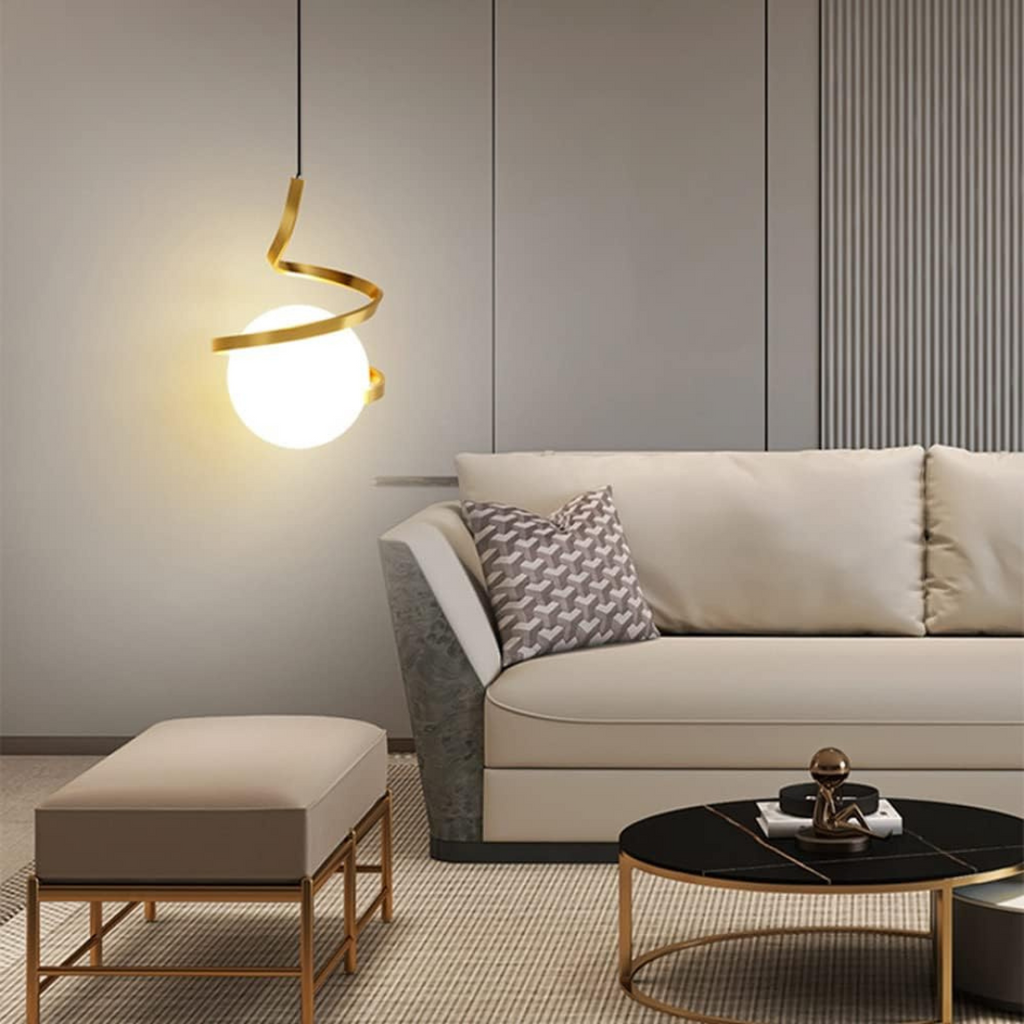Scandinavian LED Pendant Light for Living Room, Bedroom, or Dining Area