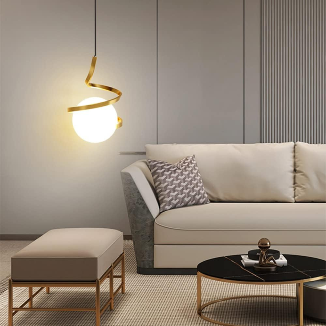 Scandinavian LED Pendant Light for Living Room, Bedroom, or Dining Area