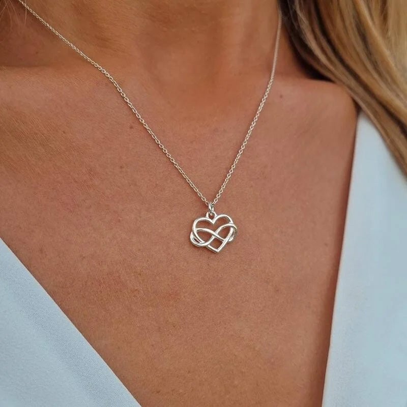 Love Bow Non-biological Sister Necklace Best Friend Necklace