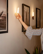 Wireless Wooden Wall-Mounted Sconce