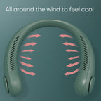 Portable neck fan
