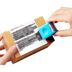 Data protection seal roller stamp