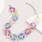 Temperament Exaggerated Candy Color Necklace