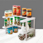 Adjustable Two-Layer Spice Rack
