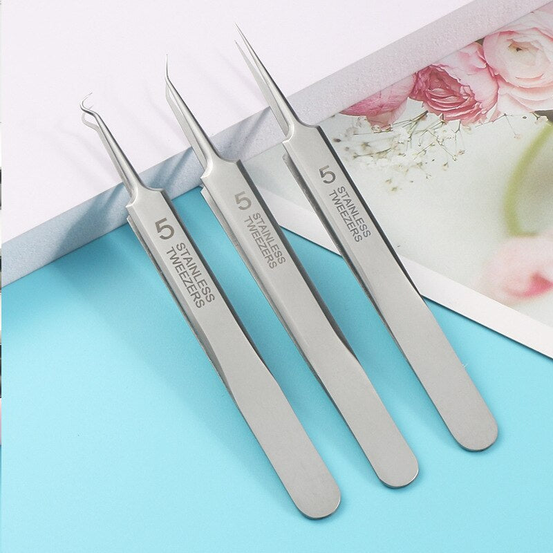 Ultra-fine impurity tweezers made of stainless steel